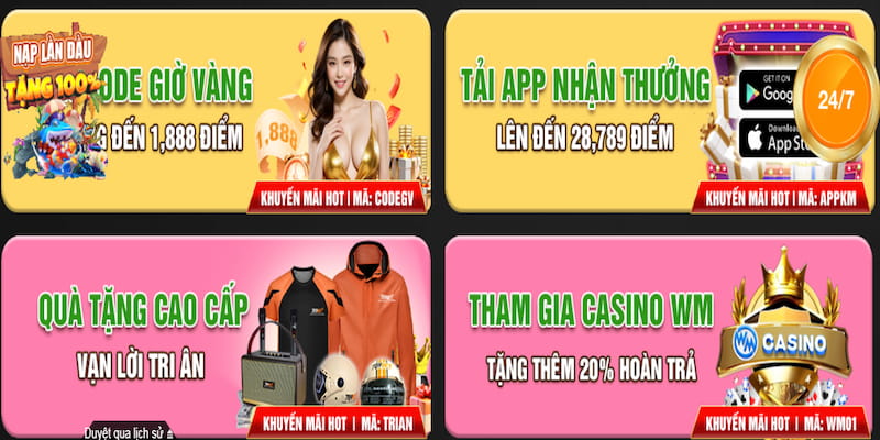Nhiều ưu đãi có giá trị siêu khủng